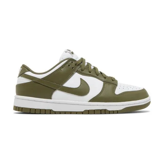 Nike Women's Dunk Low (Medium Olive/ White/ Medium Olive...