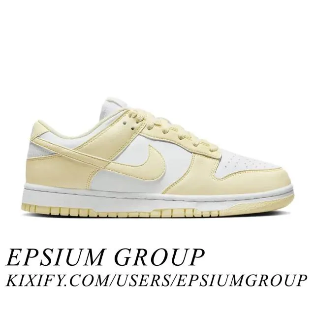 Nike women's dunk low next nature (alabaster/ yellow/ white/ alabaster) sizes 5-12 dd1873-106