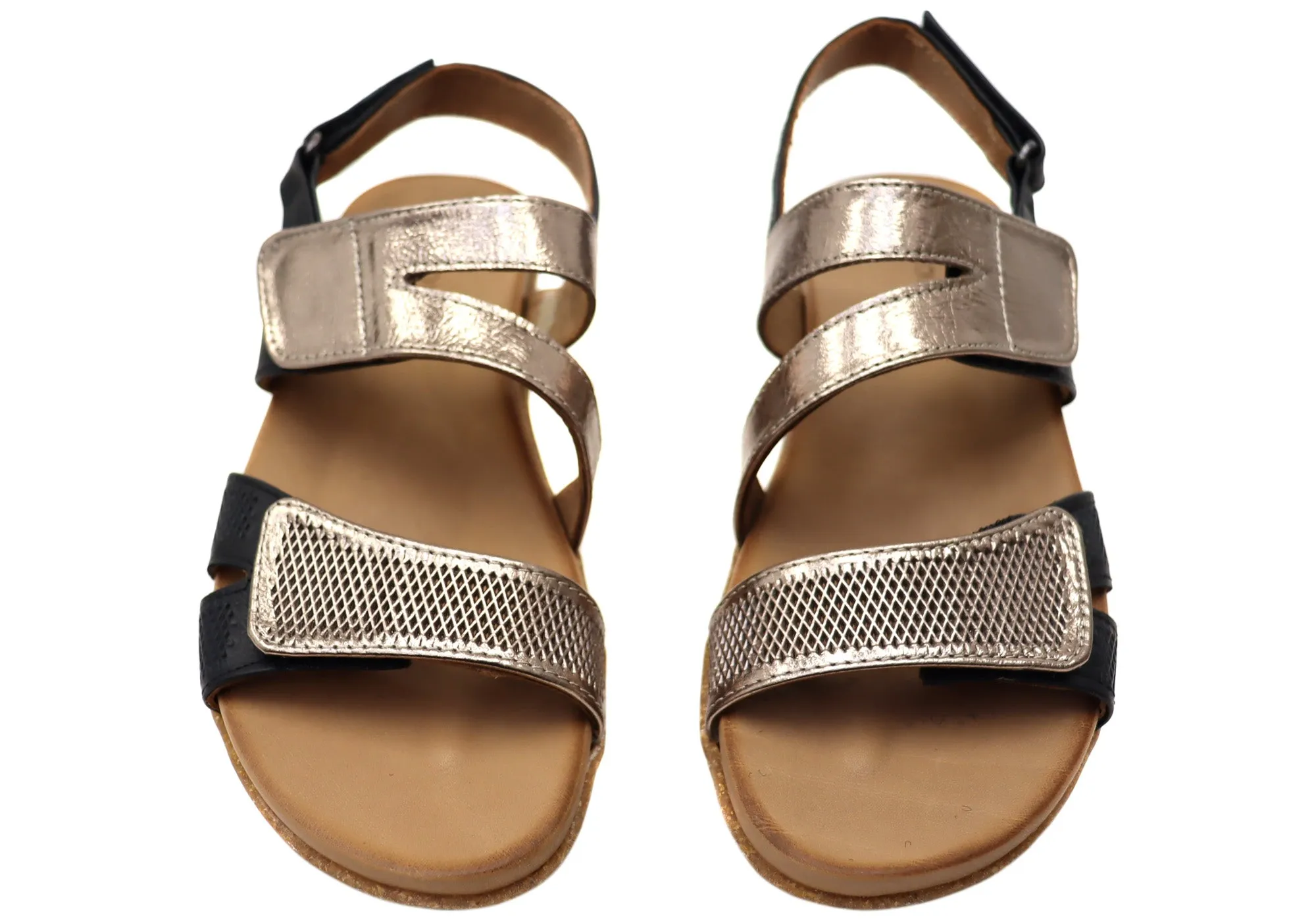 Orizonte Fawkner Womens Comfortable European Leather Sandals