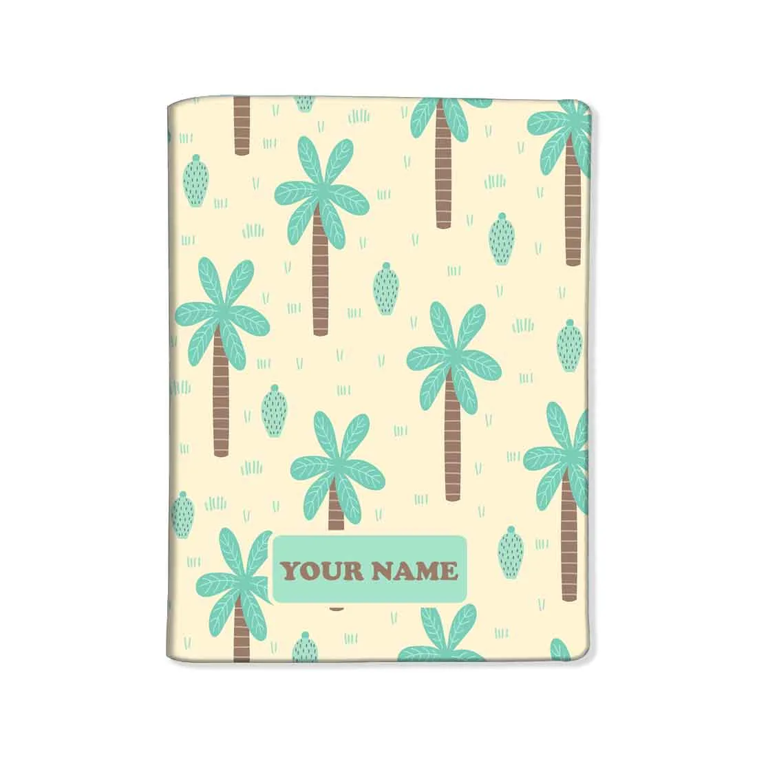 Personalised Passport Cover Suitcase Tag Set -Palm Tree