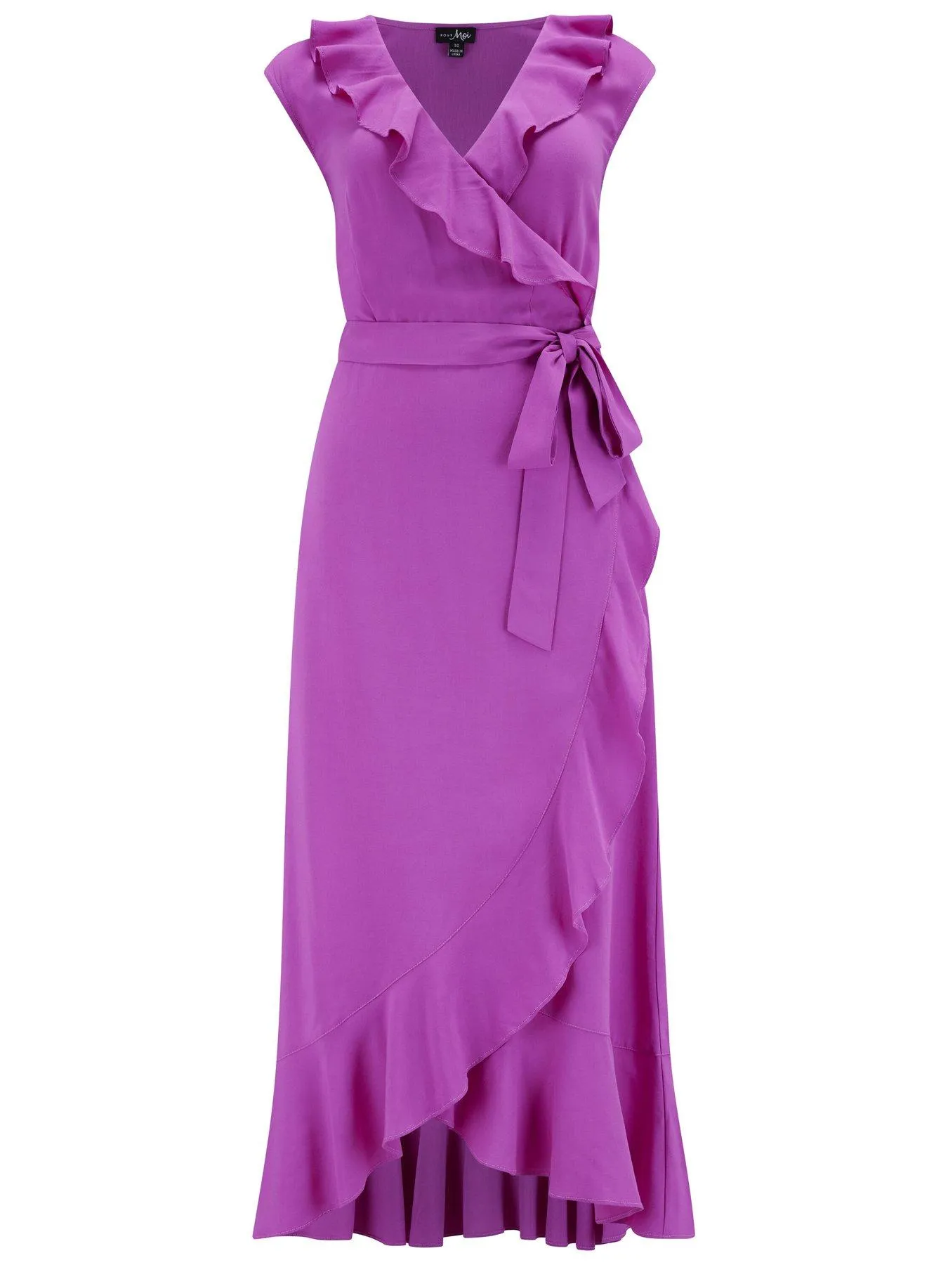 Pour Moi Midaxi Wrap Beach Dress withLENZING™ ECOVERO™ Viscose fibres - Light Purple