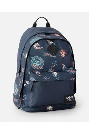 Rip Curl Double Dome 24L Backpack Blue Orange