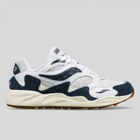 Saucony Grid Shadow 2 Ivy Prep White|Navy