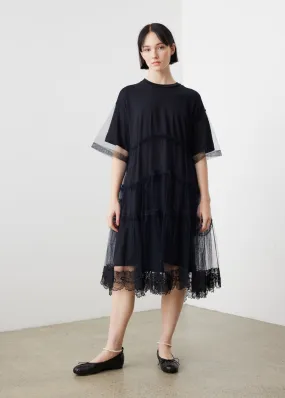 Simone Rocha -  Tiered Tulle Overlay Dress - Dress