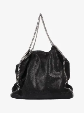 Stella McCartney Falabella Tote Black Faux Leather Large