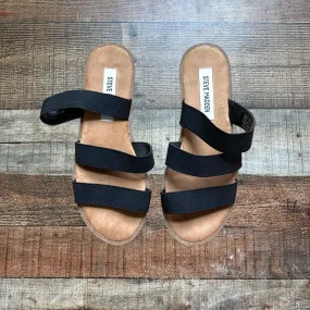 Steve Madden Black Bandi Sandals- Size 7