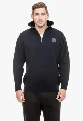 Swanndri Mens Mariner Zip Pullover