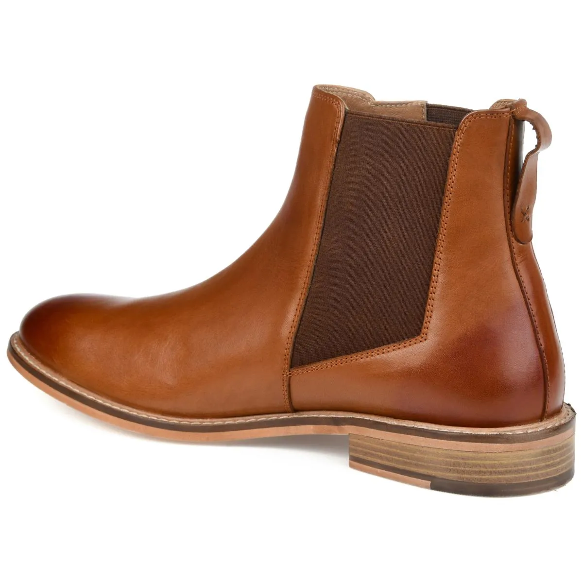      Thomas & Vine Men's Corbin Plain Toe Leather Chelsea Boot     