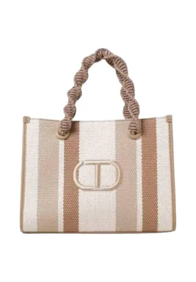 TWINSET Borsa Tote Donna Riga Summer 241TD8301