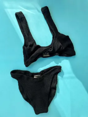 Twist Neck Bikini - Black