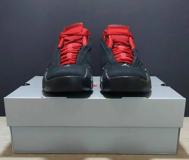 WMNS Nike Air Jordan 14 XIV Retro Low Red Lipstick 5-12 ...