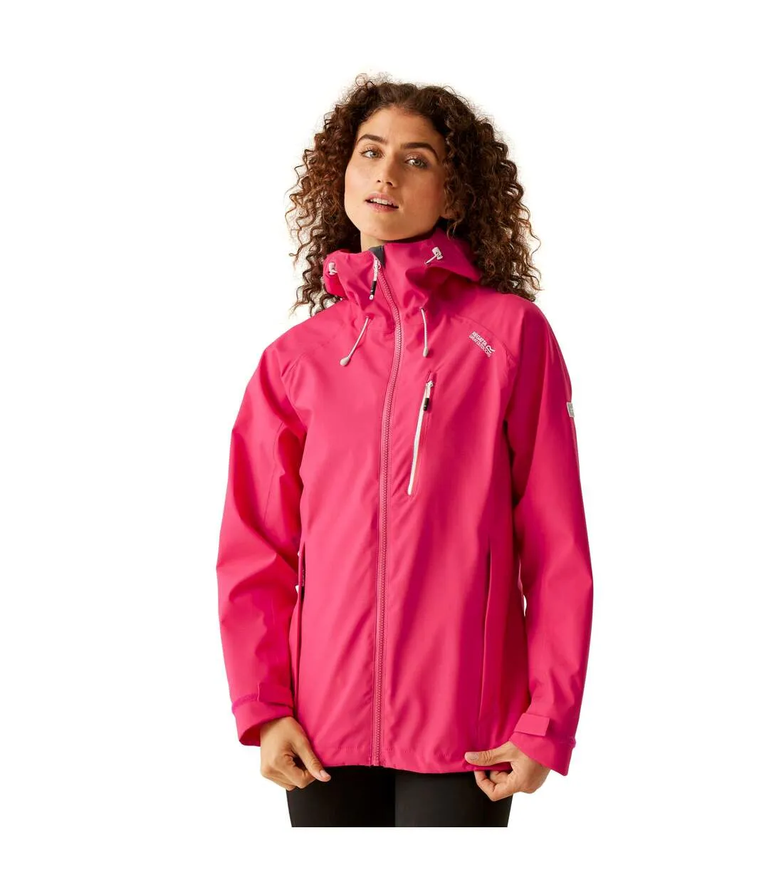 Womens/ladies birchdale shell waterproof jacket pink potion/white Regatta