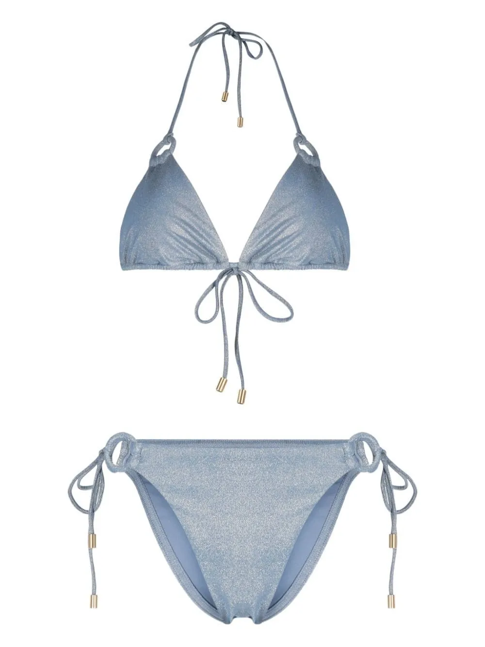 ZIMMERMANN August lurex bikini - Blue